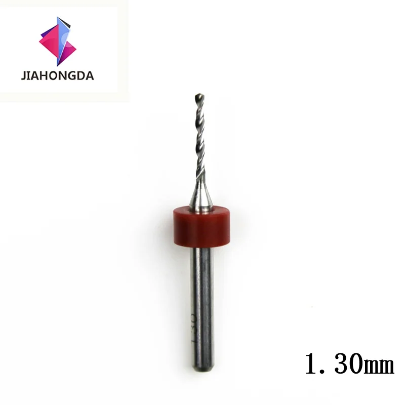 1.30mm 10PCS 10 шт./компл. PCB Сверла 1,30 мм, карбид вольфрама Микро Мини дрель, 10 шт. ЧПУ Деревообработка инструменты, Буровое стекло, фрезы для ЧПУ - Цвет: 1.30mm 10PCS