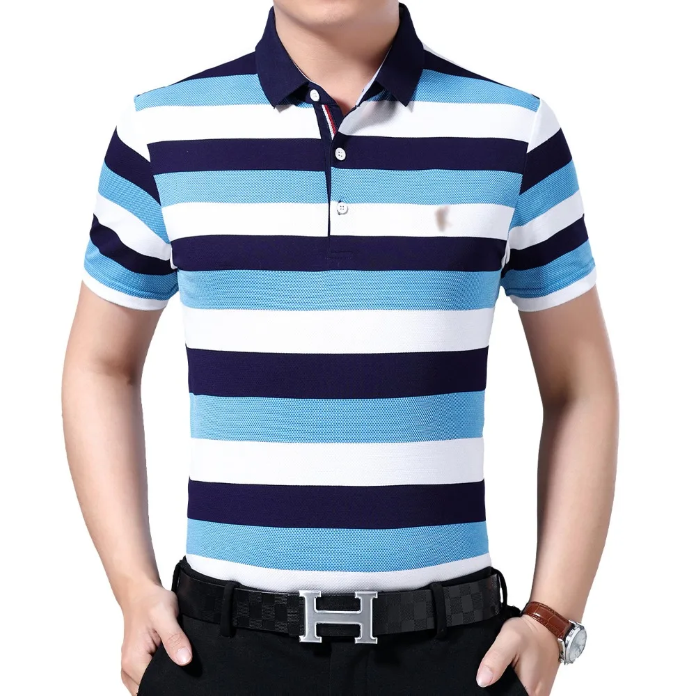 

Men Summer Shirt Blue Orange Cross Stripes Blouse Male Casual Short Sleeve Turn Down Collar Top For Man Leisure Shirt 2XL XL L M