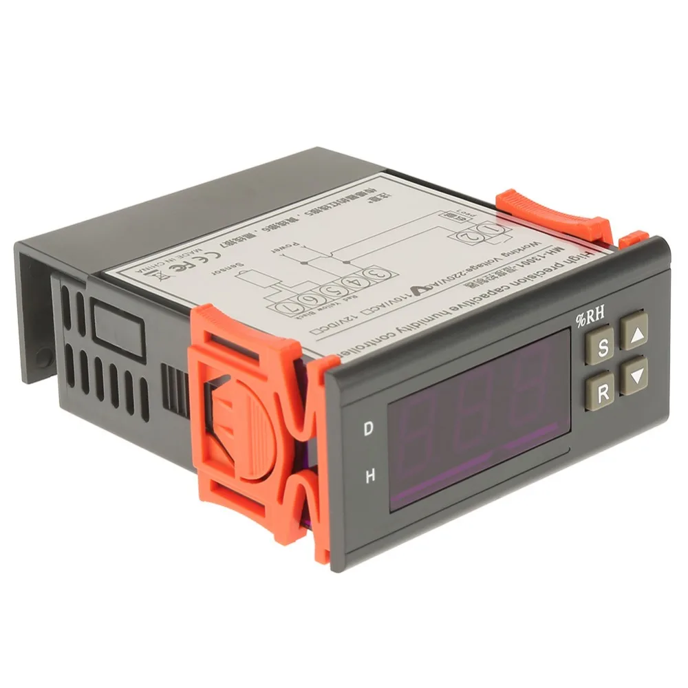 AC220V регулятор влажности воздуха, цифровой гигростат, датчик увлажнения, инструменты для осушения, сушилка емкостного типа