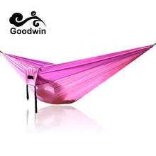 1or 2 человек портативный гамак из парашютной ткани кемпинг выживания сад Охота отдыха и путешествий двойной человек хамак 260*140 см 300*200