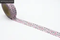 Розовый животных печати японский Васи наклейки ленты для Скрапбукинг Клейкой Ленты Kawaii Diy Фотоальбом Рождество декоративные