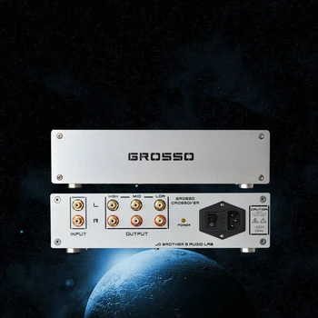 

Linkwitz analog filter divider crossover six-channel stereo output three-way filter smooth phase response excellent circuits