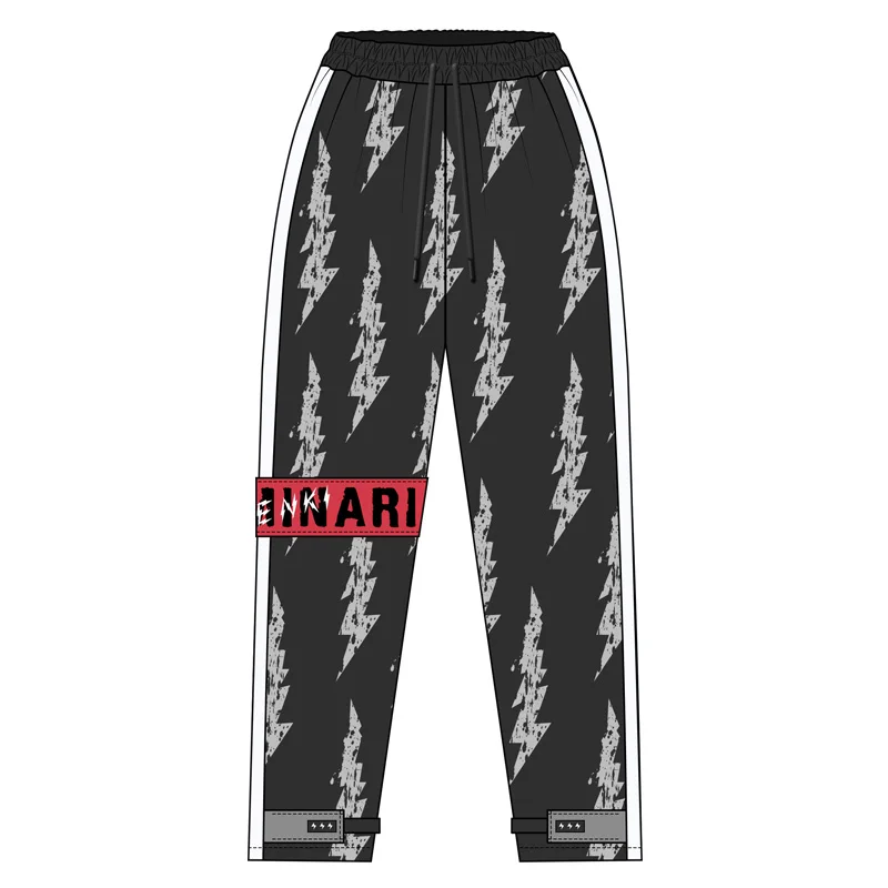 Pants Аниме! Костюм My Hero Academy Kaminari Denki, Униформа, летний костюм для косплея, футболка, модные штаны с короткими рукавами - Цвет: Pants