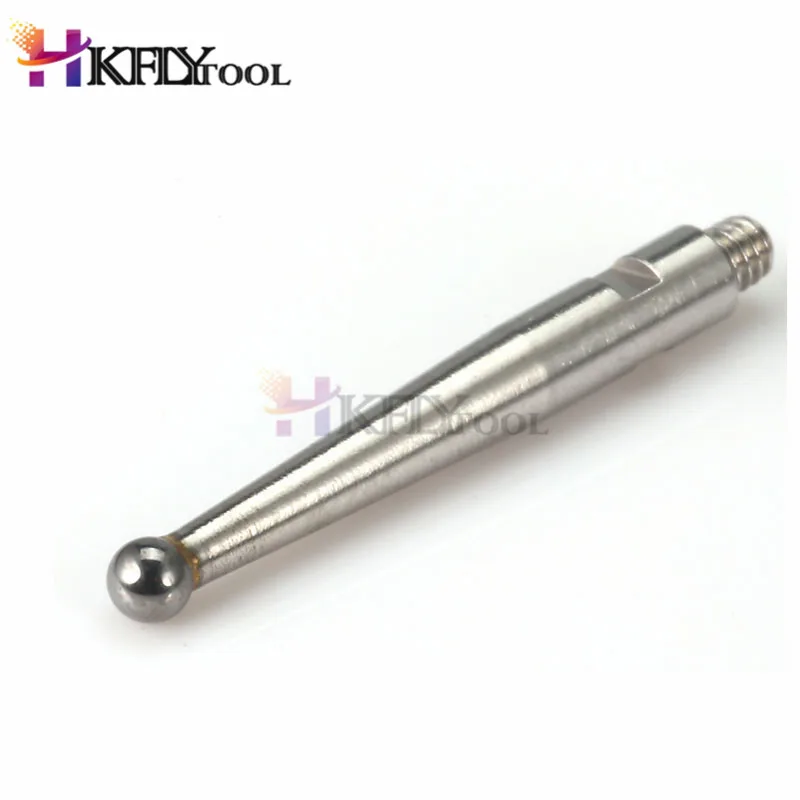 M1.4 M1.8 M2 Thread 2mm Head OD 15mm 18mm 36.5mm Length Ruby Head Pin Gauge Micrometer Tip Lever Dial Test Indicator Probe