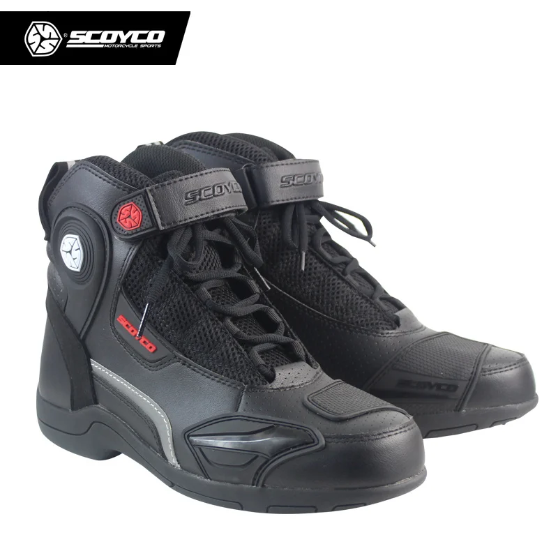 Buy SCOYCO Motorcycle Boots Men Moto Breathable Boots