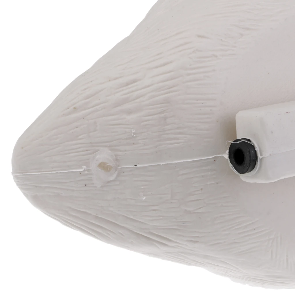 2pcs Swan Hunting Decoys Floating Goose Decoys Garden Decors Yard Scarer Highly Simulated 3D lifelike Hunting Decoy Ornament