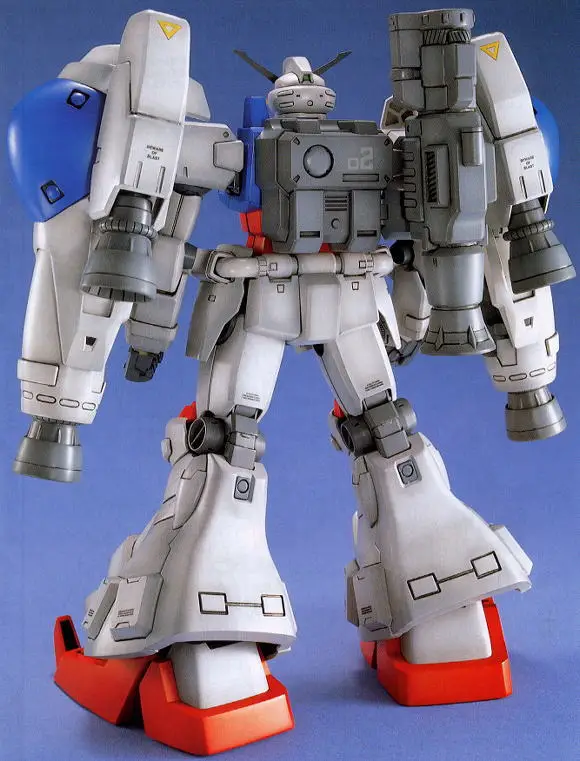 Bandai Gundam MG 1/100 воина гундама RX-78 GP02A мобильный костюм сборки модель Наборы фигурки Детские игрушки
