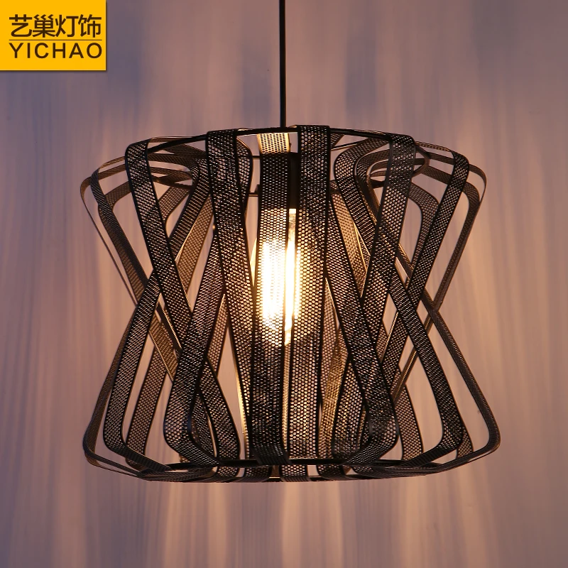 

Industrial air personality American country chandelier personalized restaurant cafe iron gauze retro Chandelier