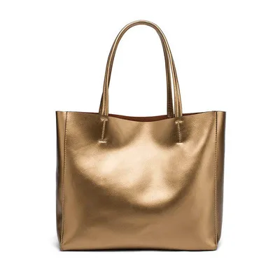 DORANMI натуральная кожа большая сумка женская Роскошная брендовая дизайнерская классическая сумка из коровьей кожи сумка на плечо DJB310 - Цвет: Golden
