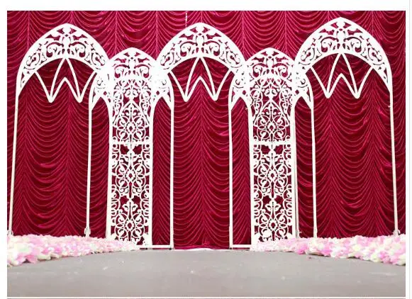 New tie yi stage suspended ceiling decoration wedding tie yi carved ring song of the five rings wedding pendant props ring.