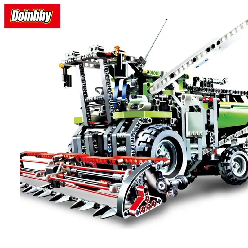 

Technic Series The Combine Harvester Set Building Block Set Bricks Kits Toys 1107Pcs Compatible 8274