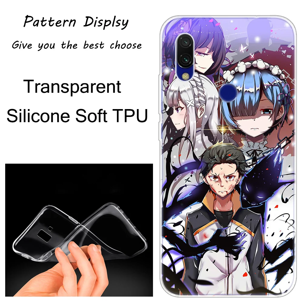 003 Аниме ReZERO Ram Rem Популярный силиконовый чехол для Xiaomi Redmi K20 7 7A 5 5Plus 6 6A S2 Note 8 7 6 5 Pro Модный чехол - Цвет: 003