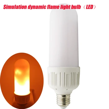 

Dynamic Flame Effect LEDCorn light Bulb Lamp AC 85-265V E27 Simulation Fire Burning Flicker Replace Gas Lantern Decoration lamps