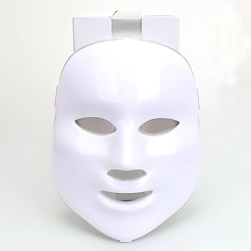 Beauty Photon светодиодный маска для лица, 7 цветов светильник, терапия, уход за кожей, омоложение морщин, удаление акне, уход за лицом, красота, спа