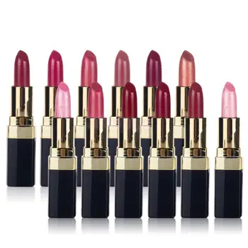 

Set of 3pcs Soft Satin Velvet Long Lasting Moisturizing Makeup Lipsticks Kit Beauty Cream Make Up Lip Balm Sticks