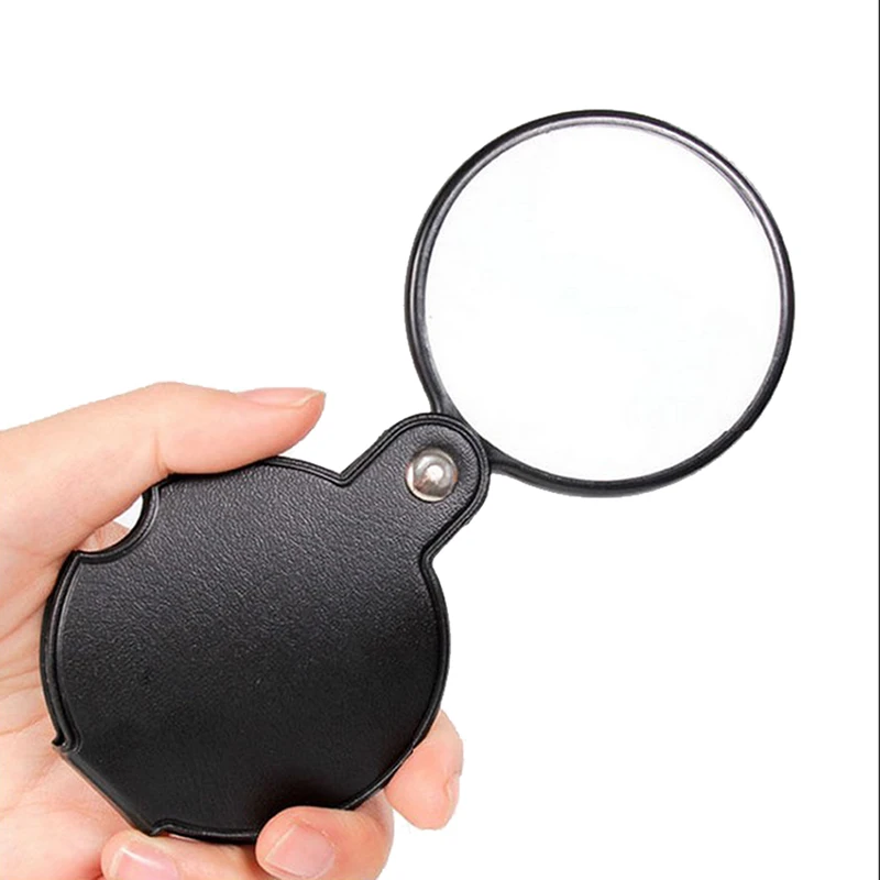 Mini-Pocket-8X-50mm-Folding-Jewelry-Magnifier-Magnifying-Eye-Glass-Loupe-Lens-MD11401