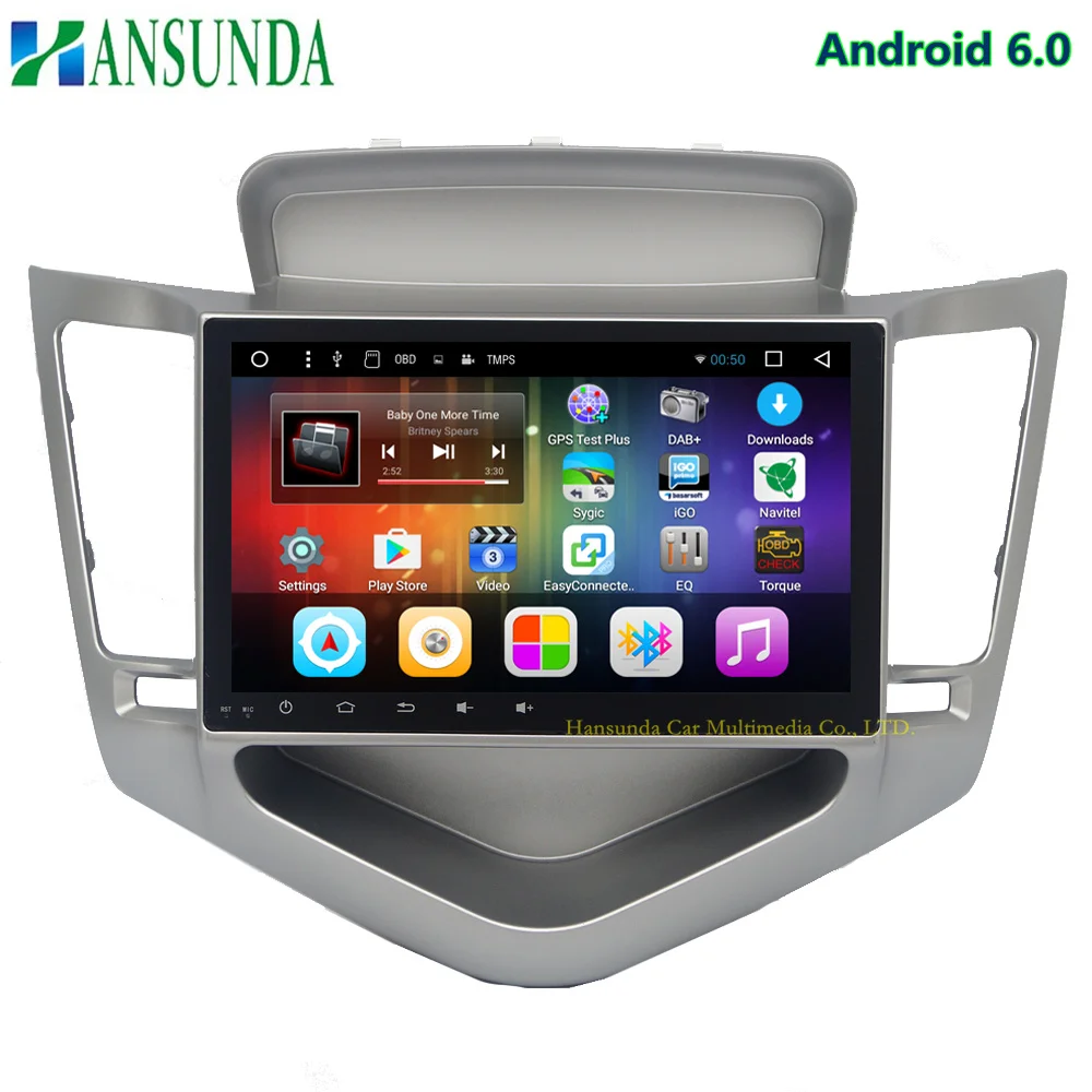 9 дюймов 1024*600 HD четырехъядерный автомобильный dvd плеер Android 6 0 для Chevrolet Cruze 2008 2014 с
