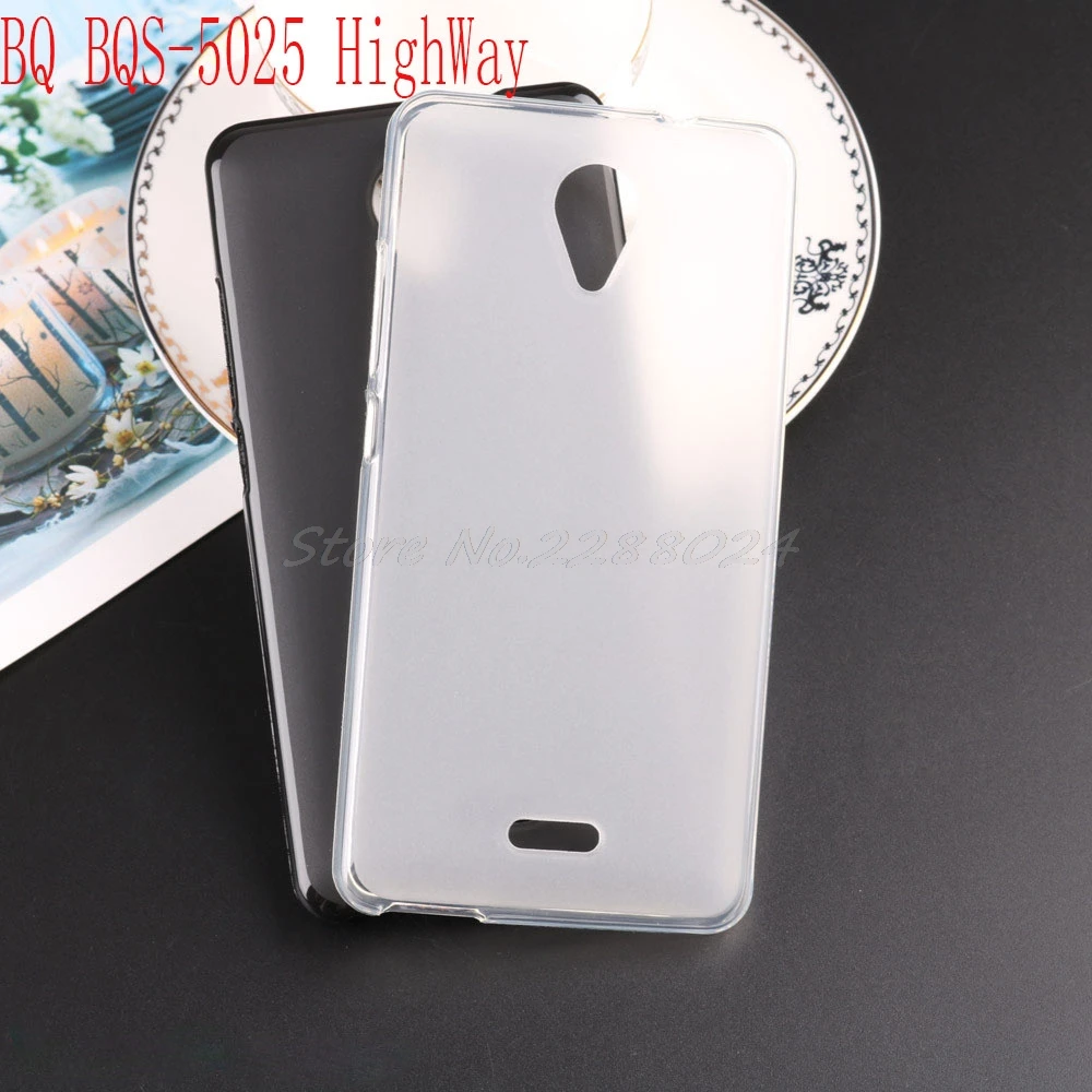

for BQ BQS-5025 HighWay 5025 Case Soft TPU Gel Back Protective Cover Coque Shell fundas Caso Capa, matte pudding silicone cover
