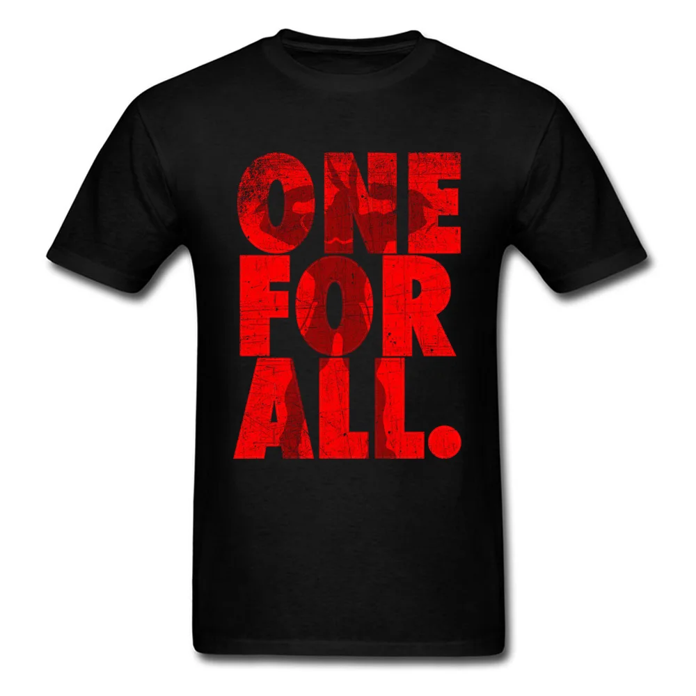 Mightier-One-For-All-My-Hero-Academia T-Shirt for Men 3D Printed Labor Day Tops Shirt Newest Tops Shirts Crewneck 100% Cotton Mightier-One-For-All-My-Hero-Academia black