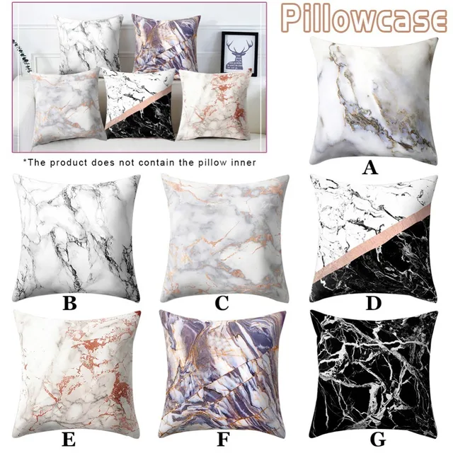 45*45 cm Tessuto Pelle di Pesca Marmo Modello Morbida E Confortevole Bed Federa 45*45 cm Tessuto Pelle di Pesca Marmo Modello Morbida E Confortevole Bed Federa