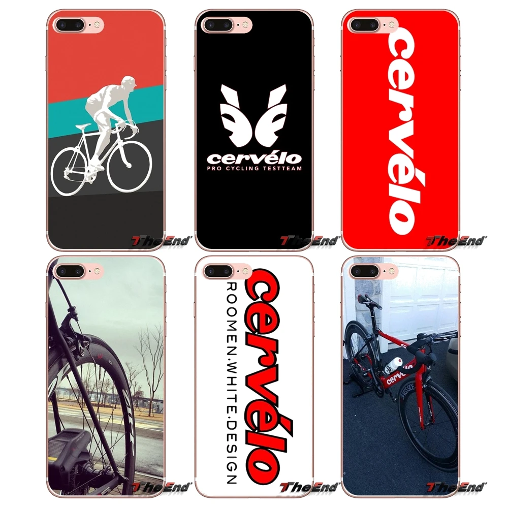 Чехол из ТПУ для велосипеда Cervelo Bike Team Samsung Galaxy S2 S3 S4 S5 MINI S6 S7 edge S8 S9 Plus Note 2 3 4 5 8 Coque