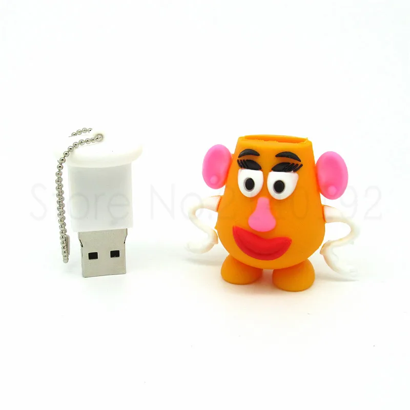 Серия игрушек Mr& Mrs potato head флэш-накопитель usb мини-компьютер в подарок карта памяти 4 ГБ 8 ГБ 16 ГБ 32 ГБ - Цвет: Mrs potato head