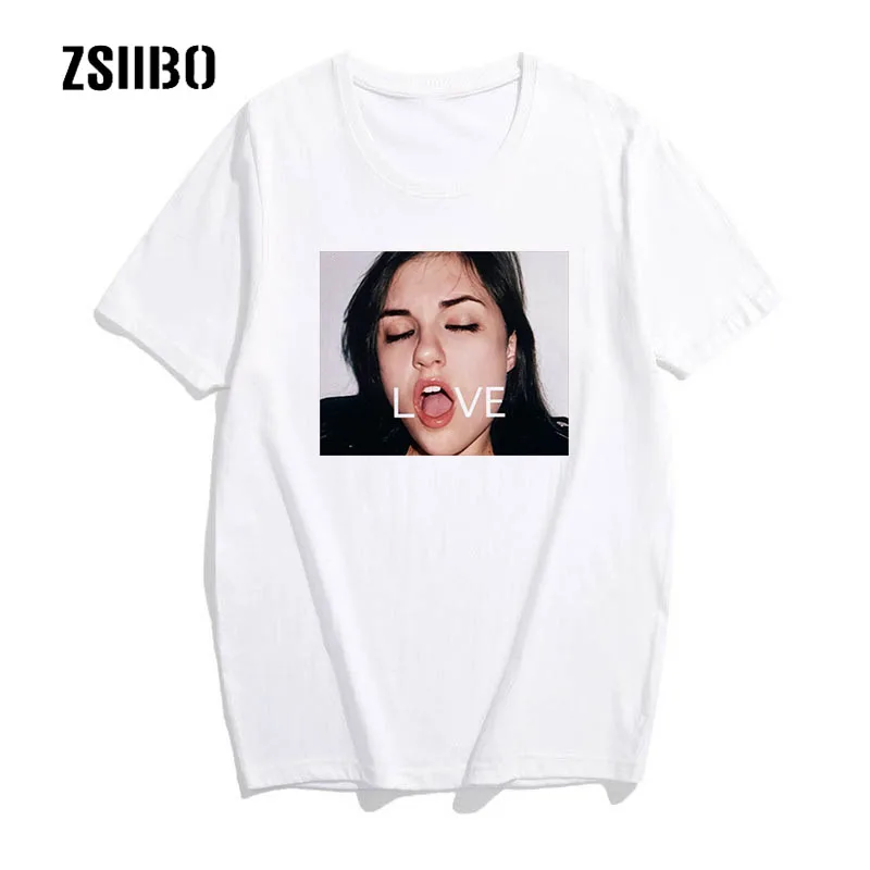 

Summer Harajuku Cartoon Women LOVE Print Japanese Cute Casual Fashion Large Size S-2XL tops tees Short Sleeve Hip hop T-shirt
