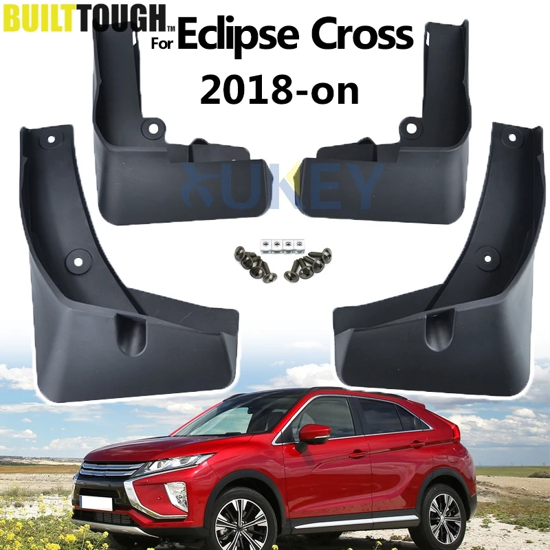 Guardabarros de plástico para neumáticos de Eclipse Cross 2018 2019 4 unidades