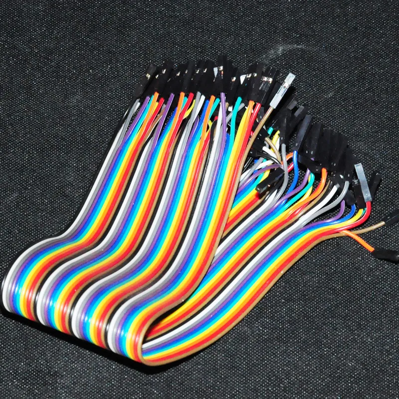 

40pcs 30CM 2.54mm Dupont Cable Female To Female For Arduino DIY KIT Row Breadboard Jumper Wires Cables Line Connector Electronic