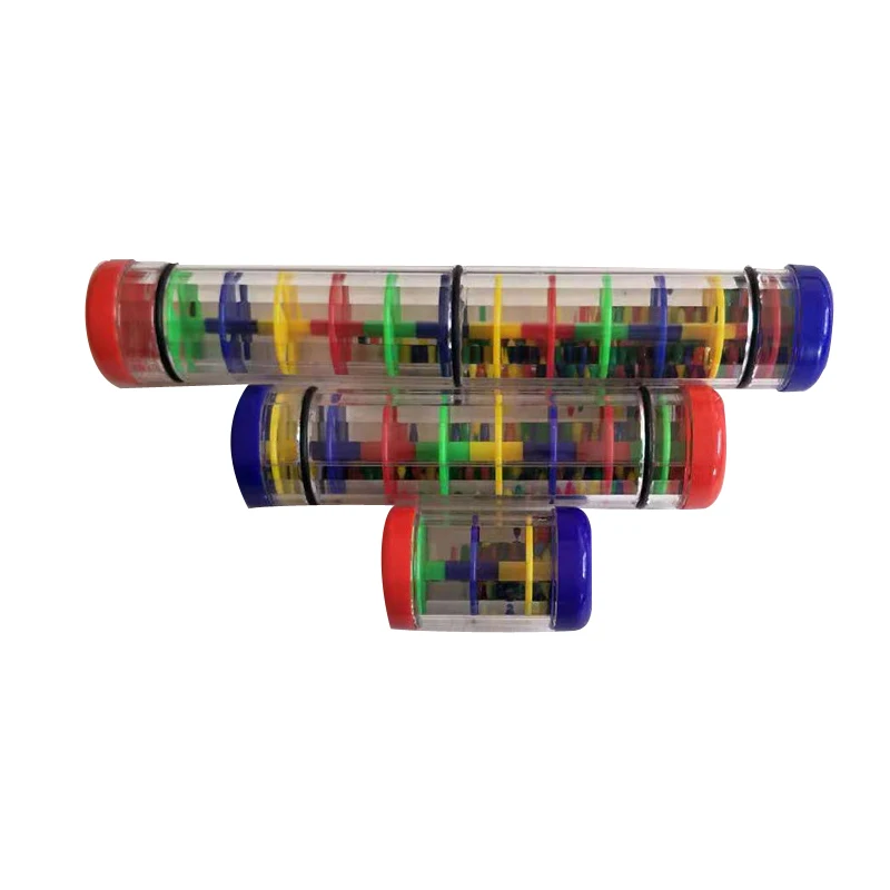 BeatBox Colorful Rainmaker Rain Stick Musical Instrument Toy For Toddler Kids Games KTV Party
