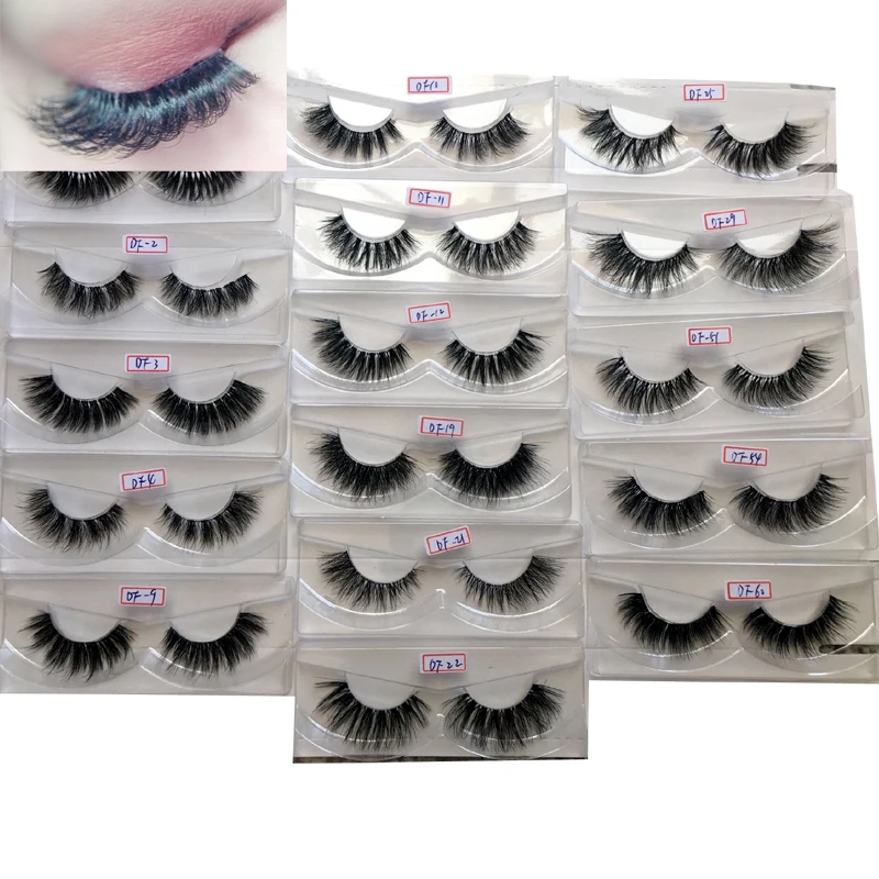 

NEW Mink Eyelashes Clear Band Eye Lashes Crisscross Transparent Band False Eyelashes Handmade Dramatic Lashes Upper Lash