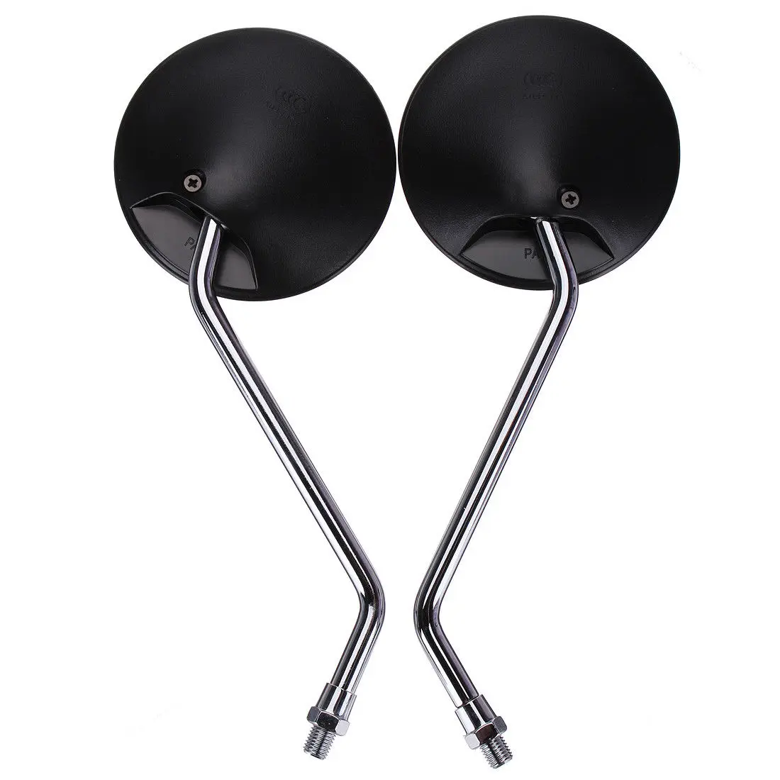 Pair 10mm Universal Motorcycle Mirrors Bike/Motorbike Rear View/Side