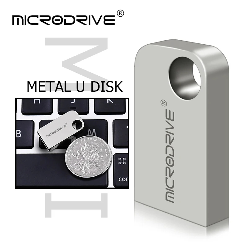 MicroDrive супер мини USB флеш-накопитель 4 ГБ 8 ГБ 16 ГБ Флешка 32 Гб 64 Гб карта памяти, Флеш накопитель Usb флешка маленький u-диск водонепроницаемый