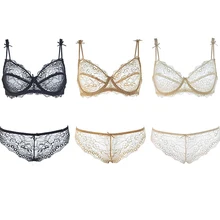НОВЫЕ комплекты BH, размеры 32, 34, 36, 38, 40, 42, A, B, C, D, ультра-тонкие прозрачные сексуальные кружевные комплекты бюстгальтеров с вышивкой, получашечки, нижнее белье для женщин