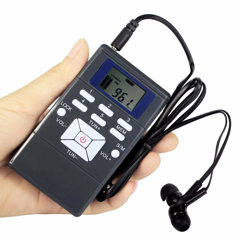 Prix pour 15 pcs DSP Radio Portable FM Radio Récepteur Radio De Poche pour Grande réunion avec Écouteur Meilleur Y4305 Prix pour 15 pcs DSP Radio Portable FM Radio Récepteur Radio De Poche pour Grande réunion avec Écouteur Meilleur Y4305