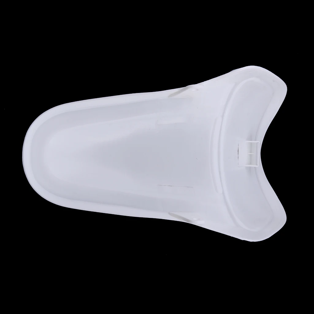 White - Plastic Motorcycle Front Fender Mudguard Shield Mud Guard Front Wheel Splash Guard for Yamaha PW 50