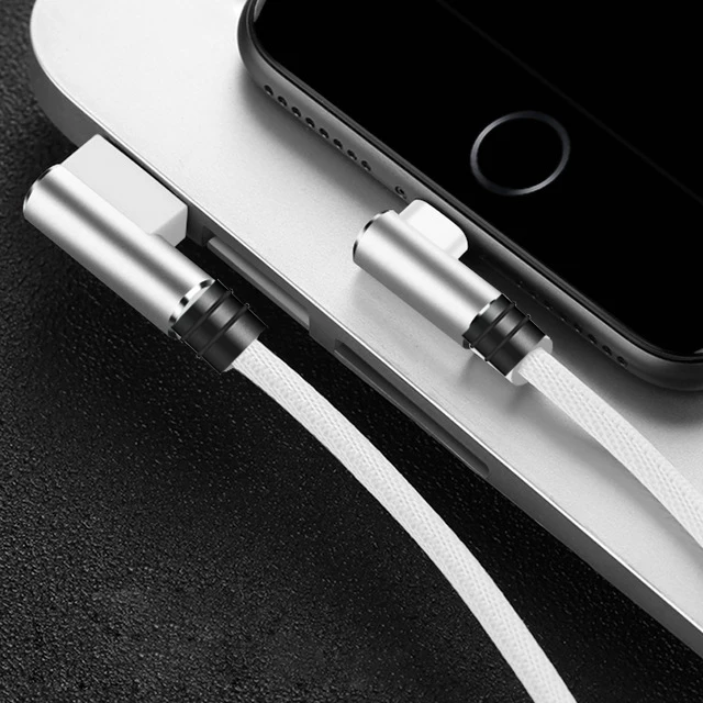 AFY E2 usb type C кабель 90 градусов быстрая зарядка Usb C кабель type-C кабель для передачи данных зарядное устройство для samsung S8 S9 Xiaomi Mi8 USB-C провода - Цвет: White