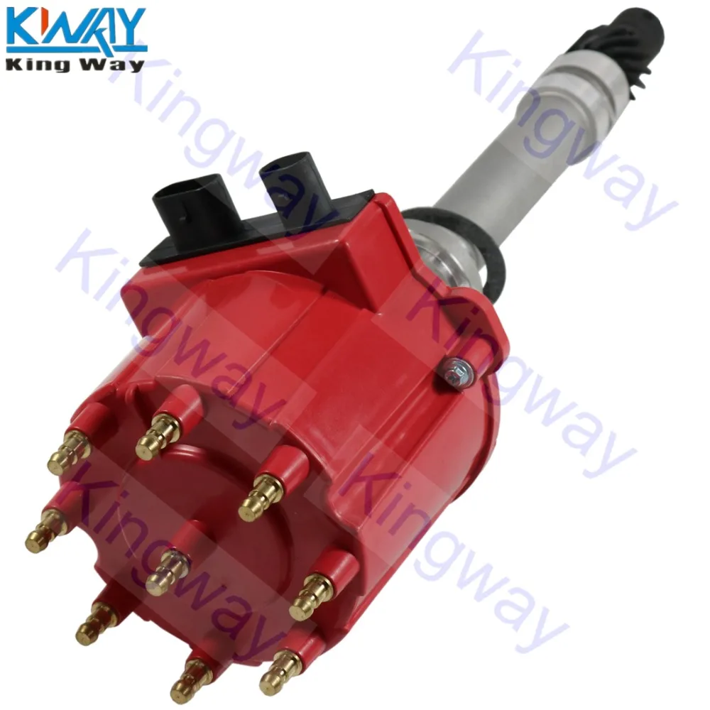 Бесплатная доставка распределитель зажигания King Way Red Cap HEI 1103952 для 87 95 Chevrolet Pontiac GMC