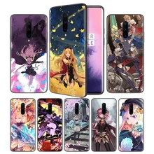 Fate Grand Order Anime Soft Black Silicone Case Cover for OnePlus 6 6T 7 Pro 5G Ultra-thin TPU Phone Back Protective Coque Shell