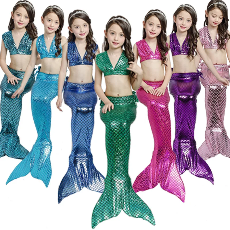 

Mermaid Dress 2019 Girl Dresses Sexy Long Evening Party Swimsuit Children Tail Costume Halloween Girls