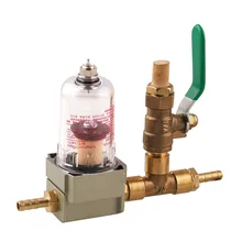 

Universal Car Engine Oil Separator Catch Can Air Filter With Drain Valve