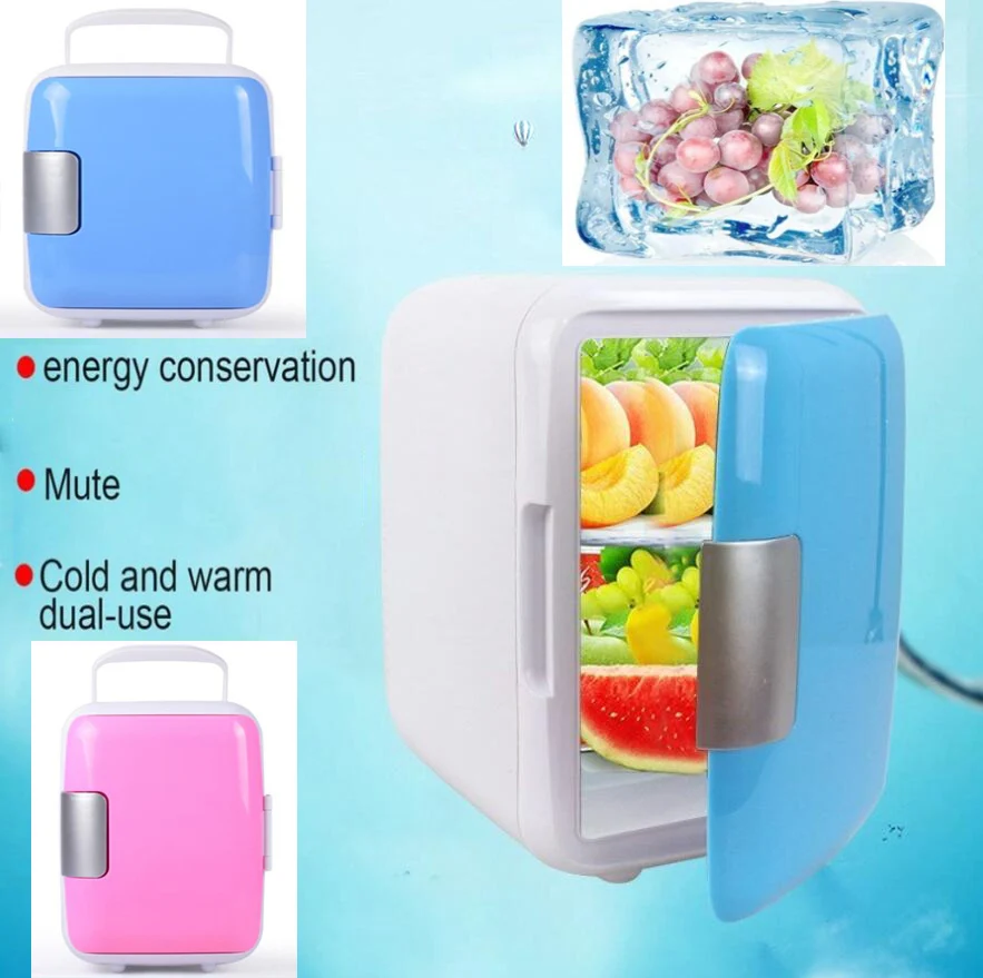 

4L Electric Car Refrigerator Car Dual Use Mini Refrigeration Machine Safe Material Portable Fridge Freezer Cheap Price