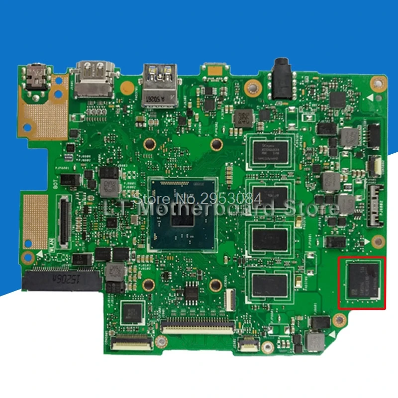 Материнская плата для ASUS E403SA REV2.0, материнская плата 4G, память 64G на плате N3700, процессор, протестированный S-4