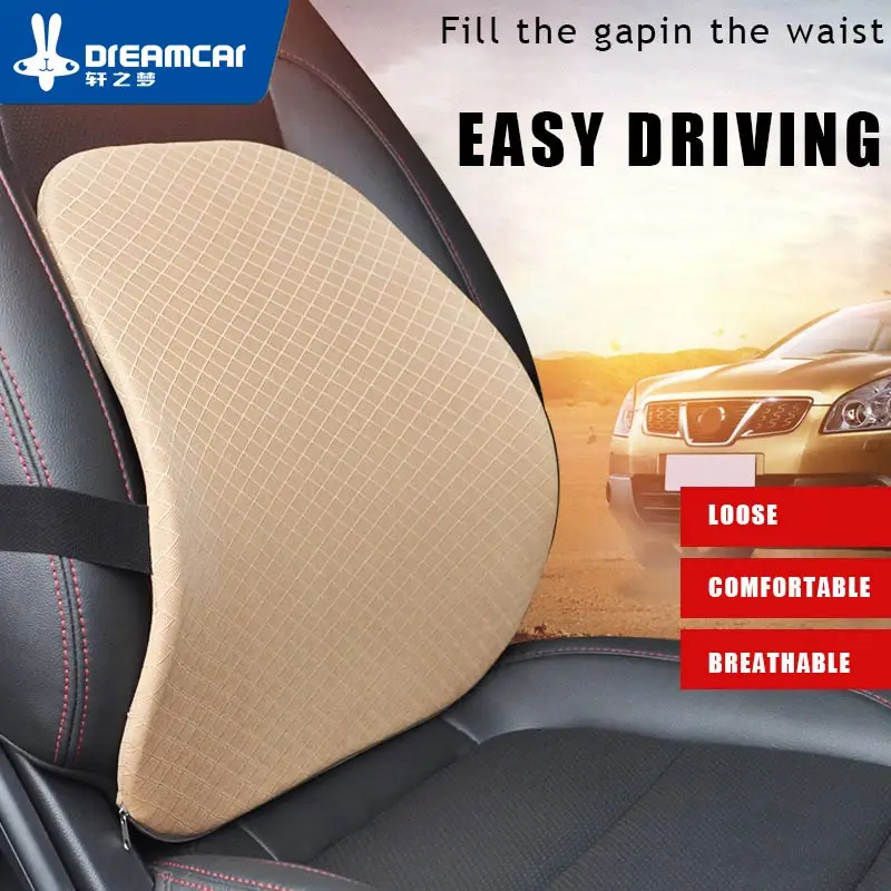 

Breathable Mesh Cloth Car Seat Lumbar Cushion Pillows Soft Cotton Back Support for Car Seat and Office Chair Lumbar Support