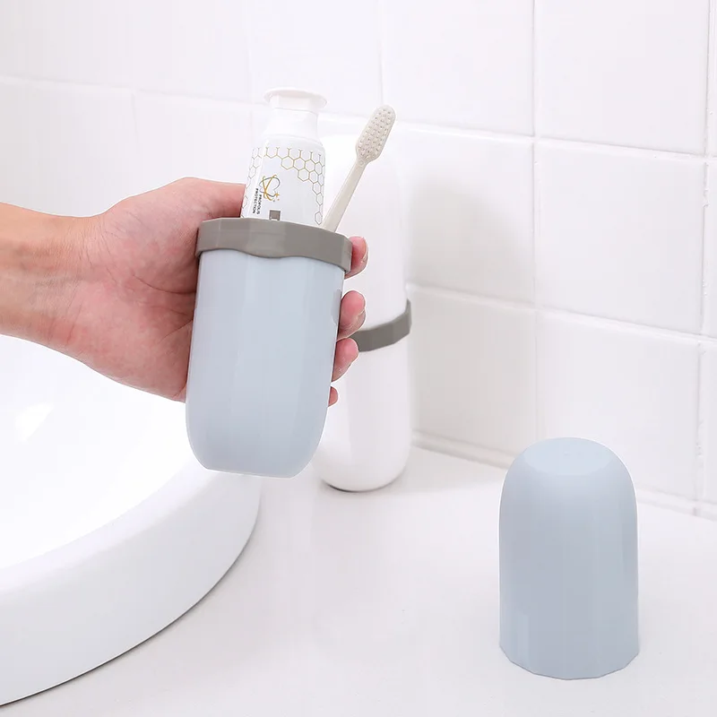 LIRUIKA новая мода путешествия мыть чашки зубная паста пластик портативный набор Открытый Дорожный ящик для путешествий Кружка