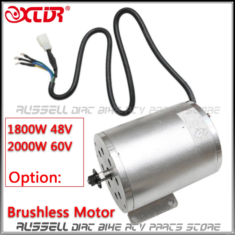 

E-Bike 1800W DC 48V 2000W 60V Brushless Motor Electric Go kart ATV Ebike Mini Quad Buggy