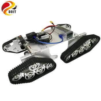 

DOIT T900 4WD Video Monitor Tank Chassis with Openwrt Router+ HD Camera from ESP8266 Nodemcu Development Board+Driver Board Kit