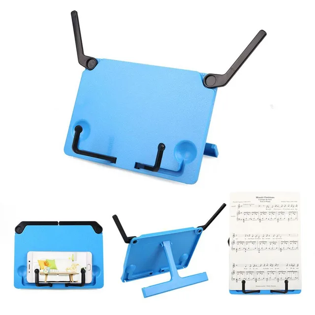 Portable Bookstand Bookholder Frame Music Document Holder Sheet Music