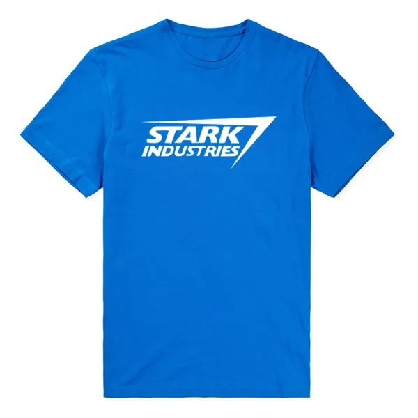 2017 New Fashion Cotton Printed Short Sleeve Stark Industries T Shirt IRON MAN T-shirts Mens Clothing shield