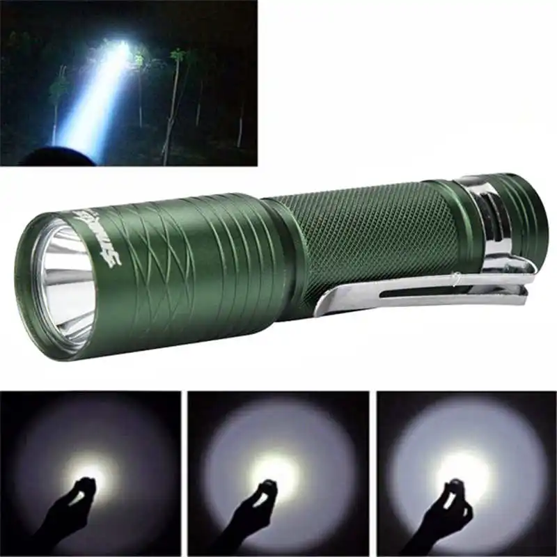 T6 3000 LM 3 Modes Tactical Bright Flashlight Torch Powerful Lamp 14500 powerful led flashlight torch flashlight t6 #4A30 (12)